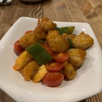 Sweet and sour lotus root. Not very good   at Pin Cha Ju in Shenzhen