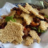 These were delicious (also very salty)   at Pin Cha Ju in Shenzhen