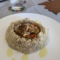 Quinoa risotto with shiitake mushroom and veggies!! at VeGaia - La Abuela Vegana in Alpedrete