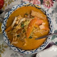 Red curry at Mali Thai in Bendigo