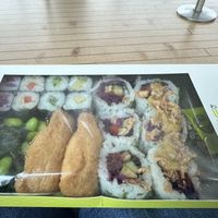 Vegan variety box  at Wasabi in South East London