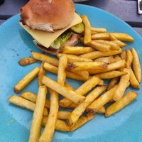 Simplicity meat free burger. at The Borough Arms in Bodmin