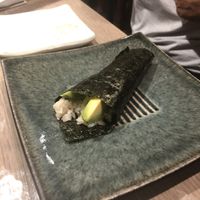 Not on menu but asked for it: avocado onigiri at Bissoh in Beaune