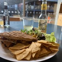 Grilled vegetable torta at Tom's Diner in Banbury