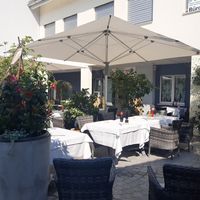 Outdoor seating at Dolce Vita in Muenchwilen