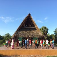 Tea Hut Sadhana Forest  at Tea Hut at Sadhana Forest in Auroville