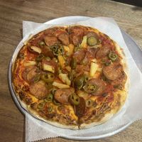 Build your own 10” (I opted for no vegan cheese)  at Pie in the Sky in Baltimore