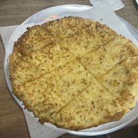 Vegan garlic cheese bread  at Pie in the Sky in Baltimore