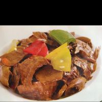 braised dried bamboo shoots at Shan Ding Dong Ren - Caveman Vegetarian Teahouse in Dongguan