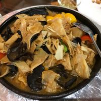 Bamboo shoots, super yummy at Shan Ding Dong Ren - Caveman Vegetarian Teahouse in Dongguan