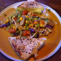 Tofu satay at CRAFT Bistro in Surat Thani