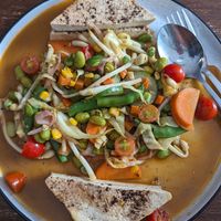 Tofu satay at CRAFT Bistro in Surat Thani