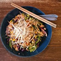 Pad thai. Really good. at CRAFT Bistro in Surat Thani