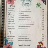 Vegetarian menu a lot is vegan  at Se'Hari Warung in Ubud