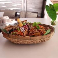 Your choices of combo salad at Street Vegan House in Koh Phangan