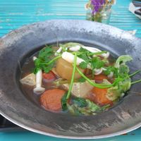 Hot pot at Street Vegan House in Koh Phangan