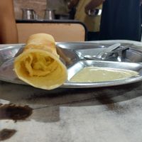 Banana dosa at Sono Chaat House in New Delhi