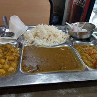 Thali at Sono Chaat House in New Delhi