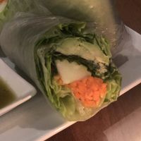 Fresh and delicious Veggie Spring Rolls at Bodhi Federal Hill in Baltimore