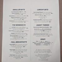 Menu of Greasy Spoon - Tjärhovsgatan at Greasy Spoon - Tjärhovsgatan in Stockholm