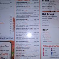 The vegan menu at LANA in Limerick