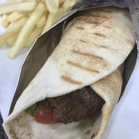 Falafel sandwich at Shahrazad in Salt Lake City