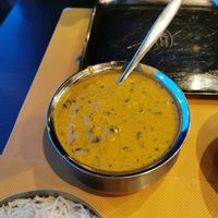 Bhindi Masala (this is so delicious!) at Krishna Vilas in Utrecht