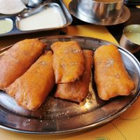 Banana banji at Krishna Vilas in Utrecht