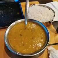 Dal fry at Krishna Vilas in Utrecht