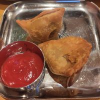Vegan Samosas at Krishna Vilas in Utrecht
