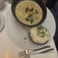 Thai green curry  at La Sala in Marbella