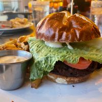 Vegan burger at The Electric Cheetah in Grand Rapids
