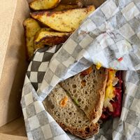 Reuben at Lettuce Love Cafe in Oakville