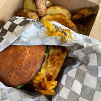 House-Made Burger at Lettuce Love Cafe in Oakville