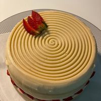 Vanilla, white chocolate, fresh strawberries and lots of love!  at Mononoke in Medellin