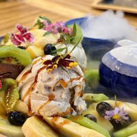 Gelato platter (FREE after 10th visit)  at 7 Senses Gelato Studio in Chiang Mai