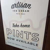   at Artisan Ice Cream by Cafe de Amis in Paia