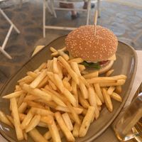 Vegan cheeseburger   at Cafe12 in Crete