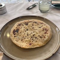 Vegan pie (one of the few starters)  at Cafe12 in Crete