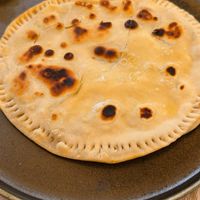 Cretan pie at Cafe12 in Crete