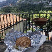 Vegan burger   at Bar il Panino in Ravello