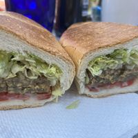 Vegan burger panini  at Bar il Panino in Ravello