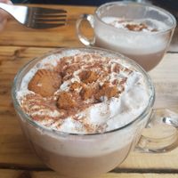 Vegan Biscoff Hot Chocolate at Meatless in Liverpool