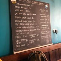 Menu  at Meatless in Liverpool