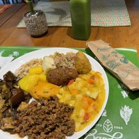 Some of almost everything   at Bardana Cozinha Natural in Rio De Janeiro