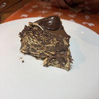 Chocolate and cookies cake  at Bardana Cozinha Natural in Rio De Janeiro