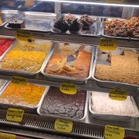 Full cabinet of vegan desserts  #Veganuary at Cocoa Phangan Cakes in Koh Phangan