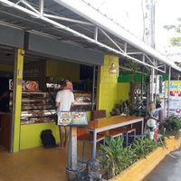 Outside at Cocoa Phangan Cakes in Koh Phangan