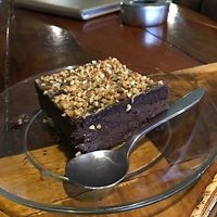 Sweet potato-chocolate cake - perfect! at Cocoa Phangan Cakes in Koh Phangan