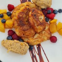 Placki at Bo No Bo Vegan in Olsztyn